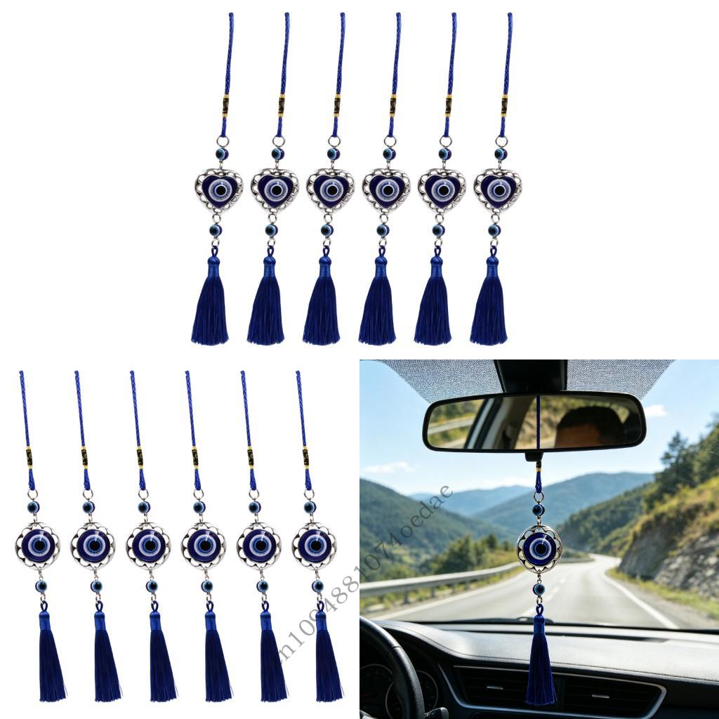 Car Accessories Evil Eye - Set Of 6 Turkish Blue Evil
