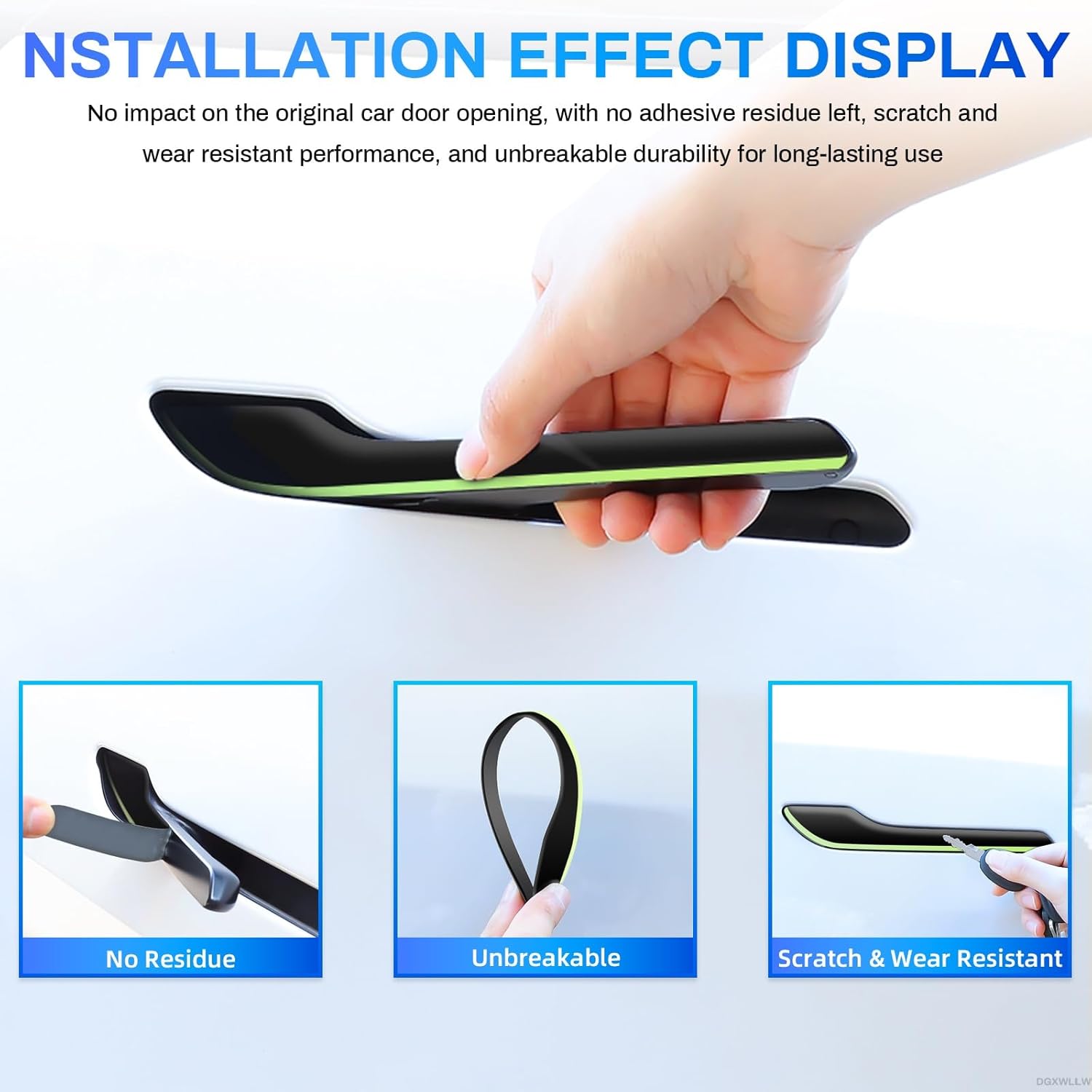 For Tesla Car Sticker Model 3  - Car Door Handle Protector 리뷰 및 가격