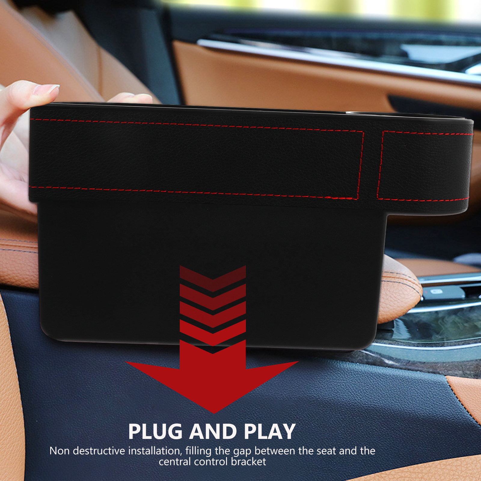 2Pcs Car Seat Gap Filler ABS P - Car Trunk Organizer 리뷰 및 가격