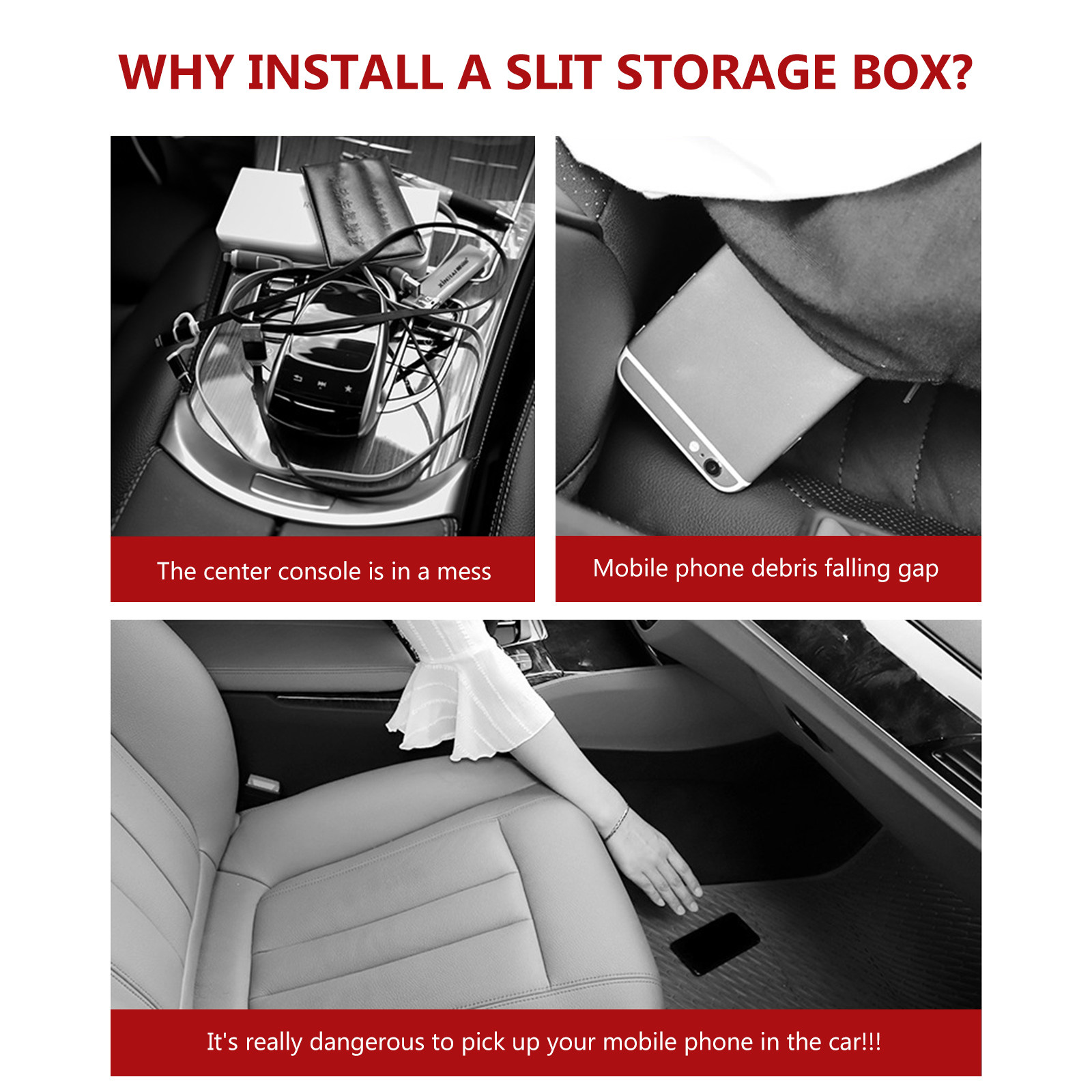 2Pcs Car Seat Gap Filler ABS P - Car Trunk Organizer 리뷰 및 가격