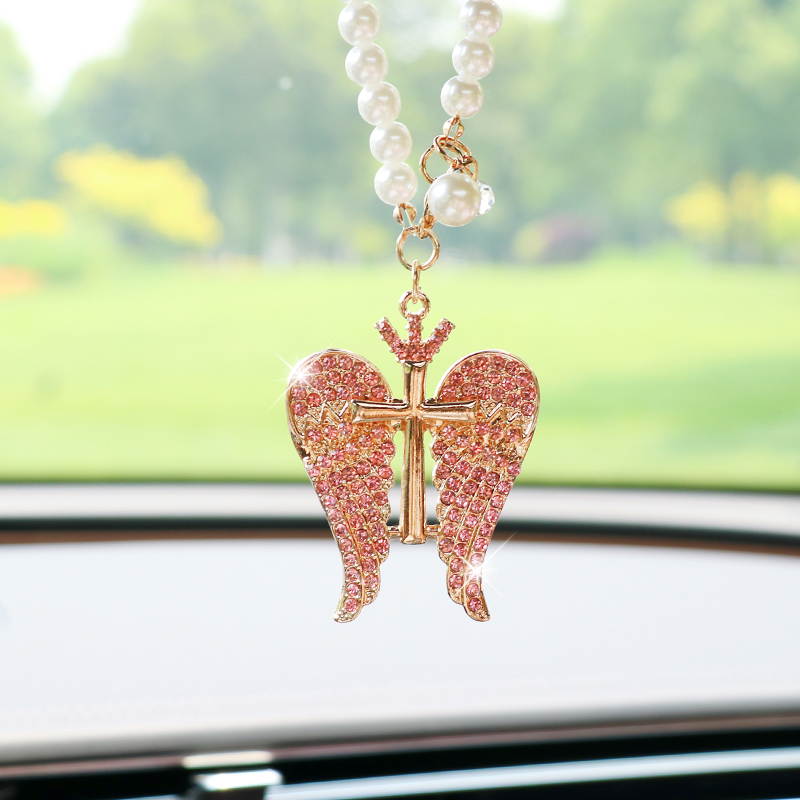 Creative cute diamond-studded  - Car Accessories Evil Eye 리뷰 및 가격