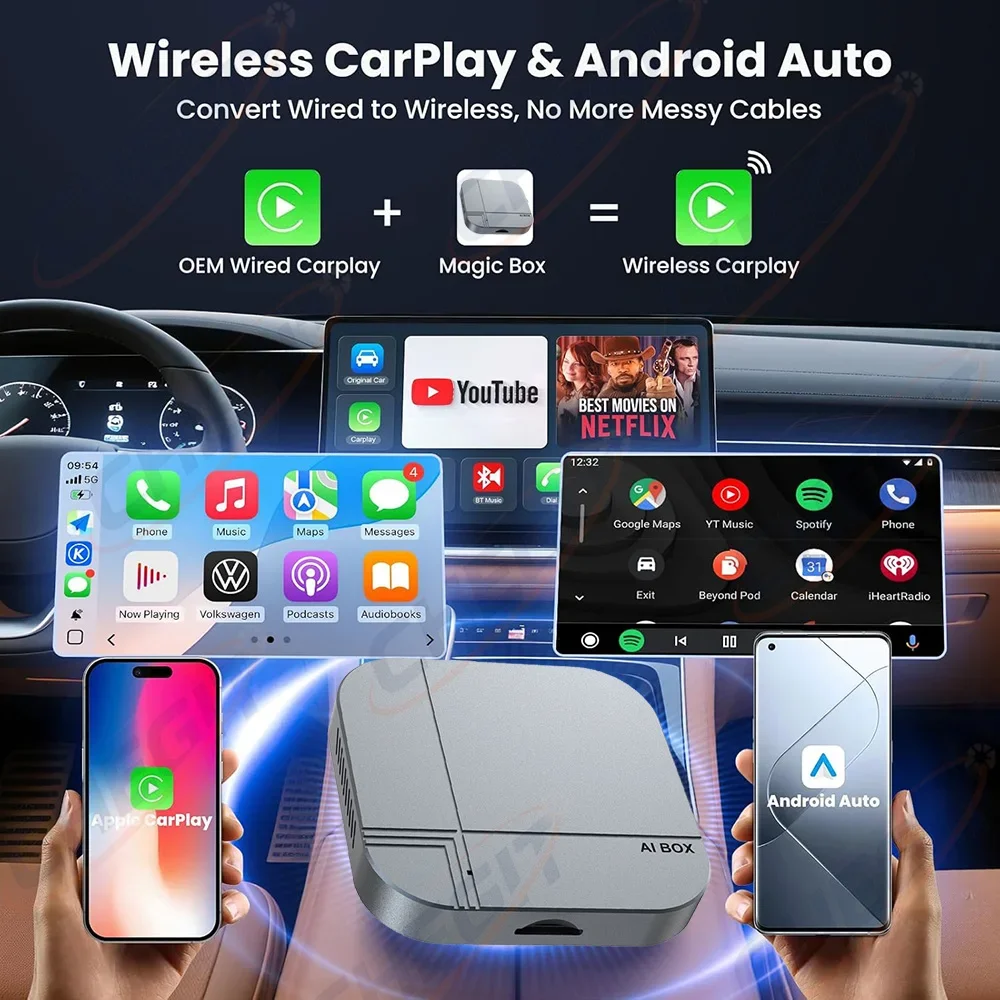 Android14 Smart AI Box 4G+64G/ - Car Accessories Youtube 리뷰 및 가격
