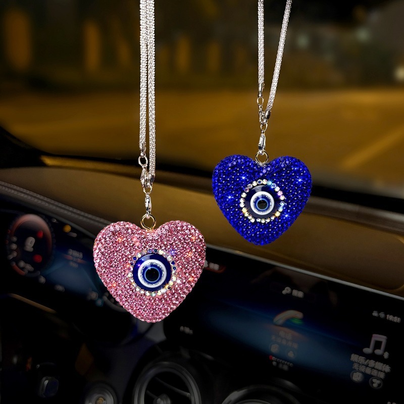 Car Pendant Creative Diamond I - Car Accessories Evil Eye 리뷰 및 가격