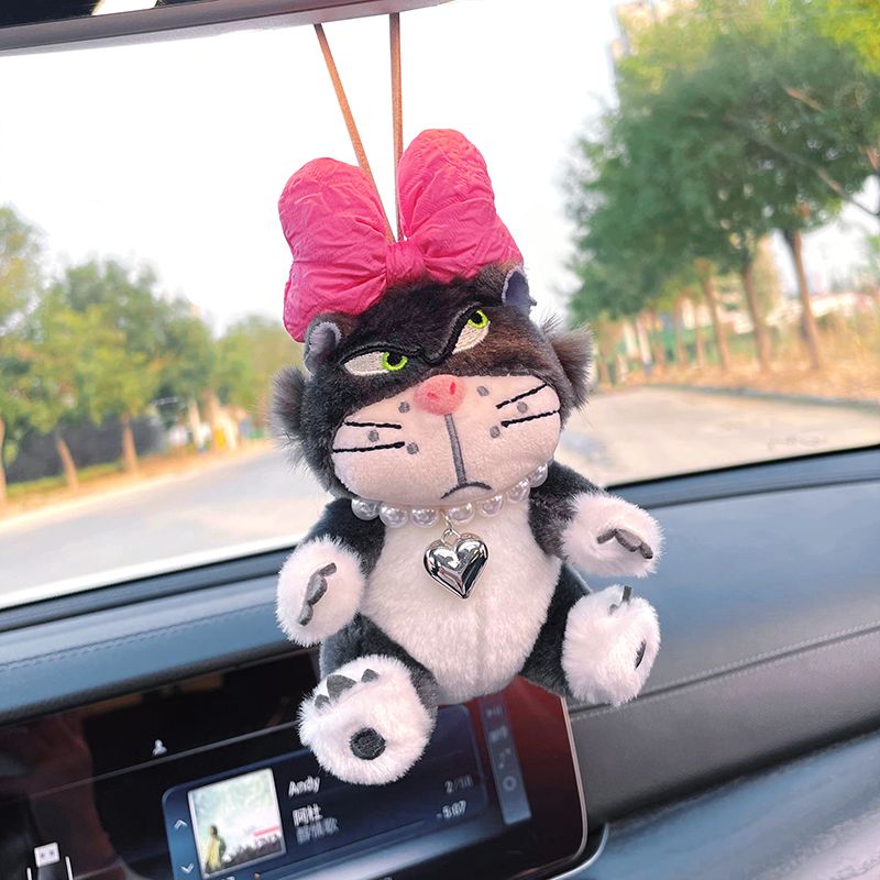 New Cute Lucy Cat Car Pendant  - Car Accessories Evil Eye 리뷰 및 가격