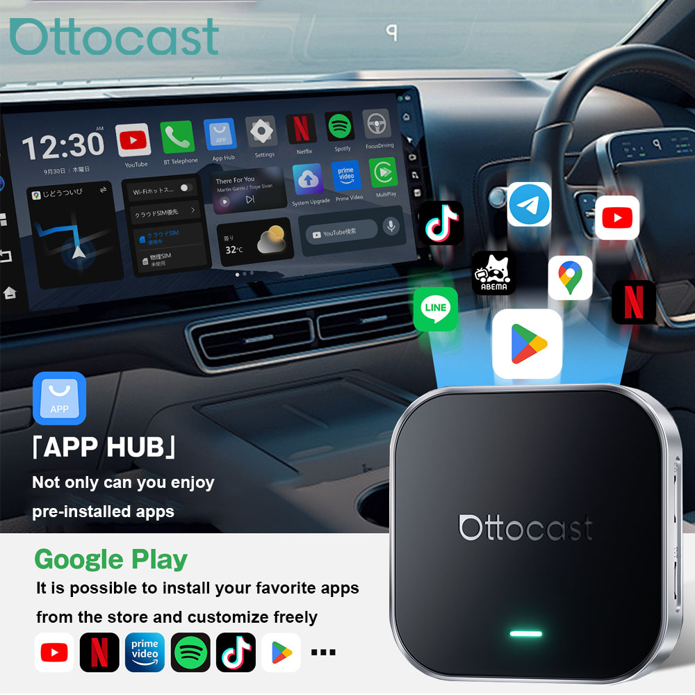 OTTOCAST E2 Wireless CarPlay A - Car Accessories Youtube 리뷰 및 가격