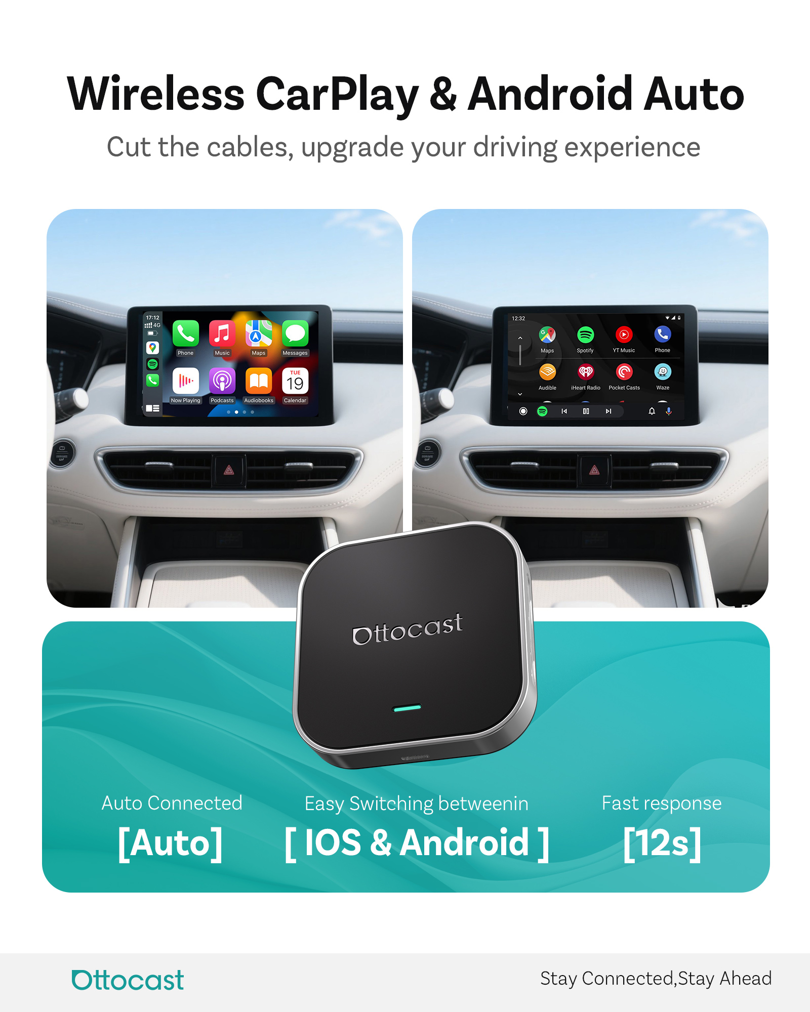 OTTOCAST E2 Wireless CarPlay A - Car Accessories Youtube 리뷰 및 가격