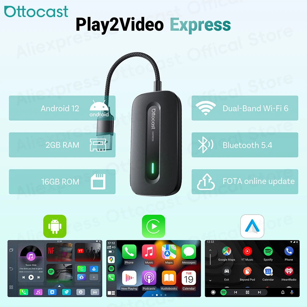 OTTOCAST Play2Video Express Wi - Car Accessories Youtube 리뷰 및 가격
