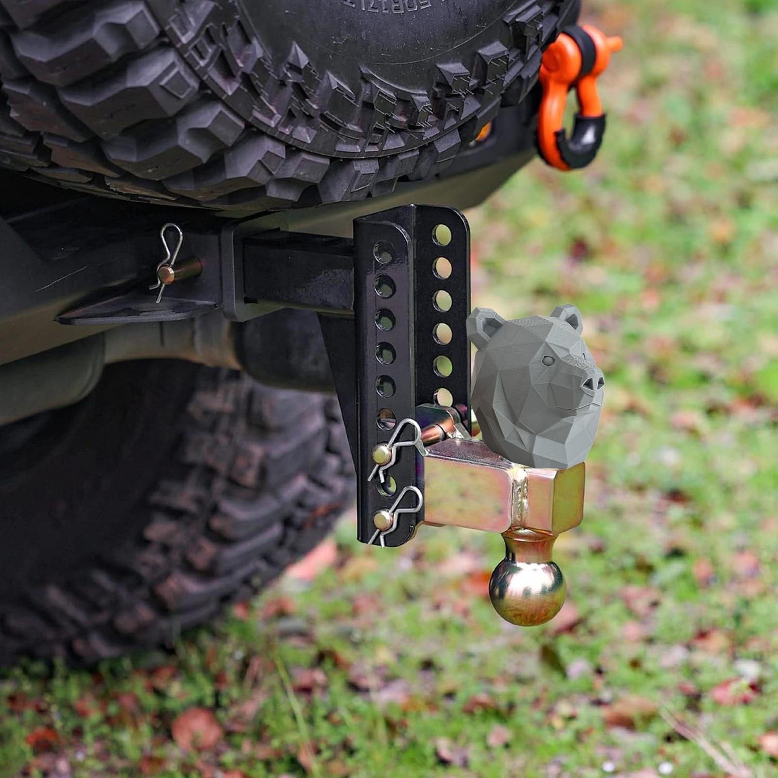 Trailer Hitch Cover Bear Head  - Car Accessories Youtube 리뷰 및 가격