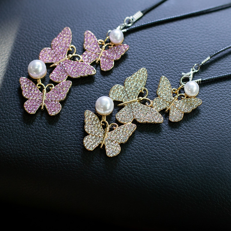 Butterfly Car Hanging Pendant  - Car Accessories Evil Eye 리뷰 및 가격