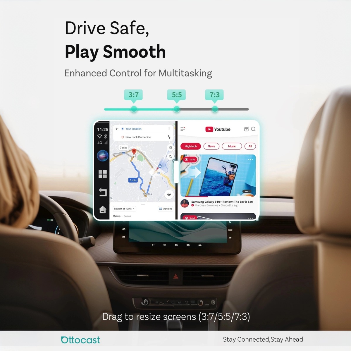 Ottocast  E2 AI Box Wireless C - Car Accessories Youtube 리뷰 및 가격