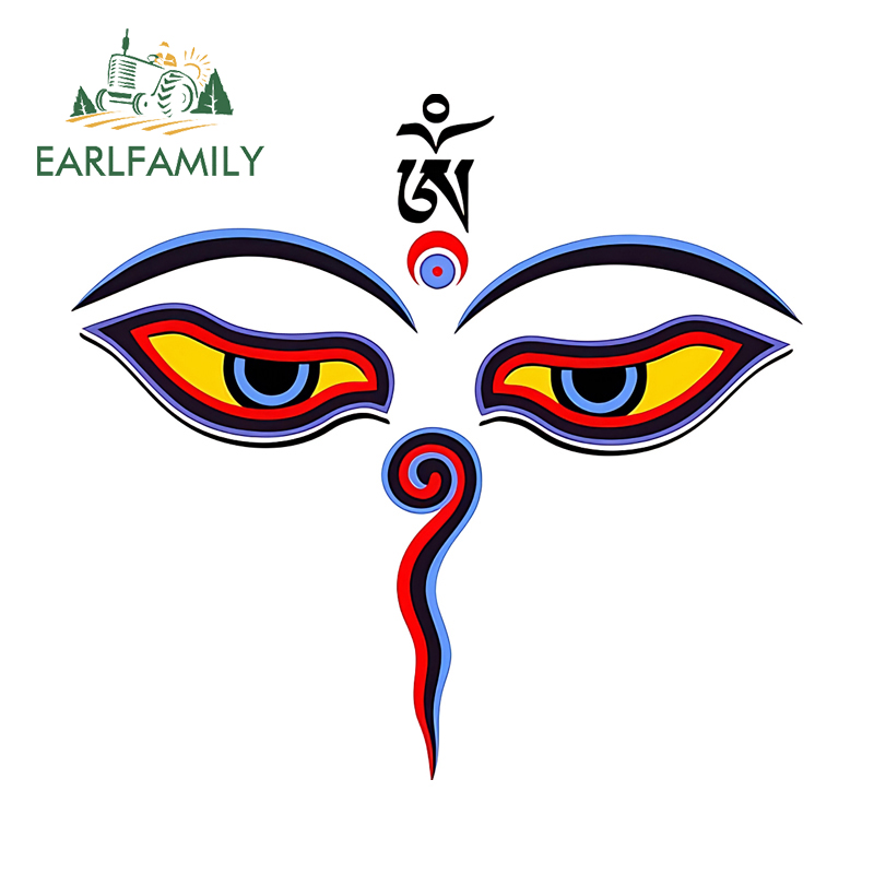 EARLFAMILY 13cm x 5cm for Budd - Car Accessories Evil Eye 리뷰 및 가격
