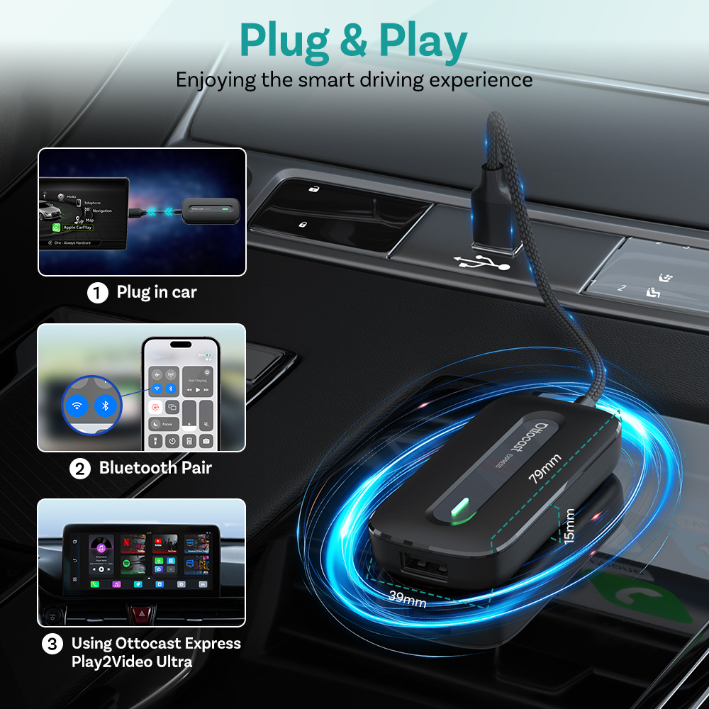 OTTOCAST Play2Video Express Wi - Car Accessories Youtube 리뷰 및 가격