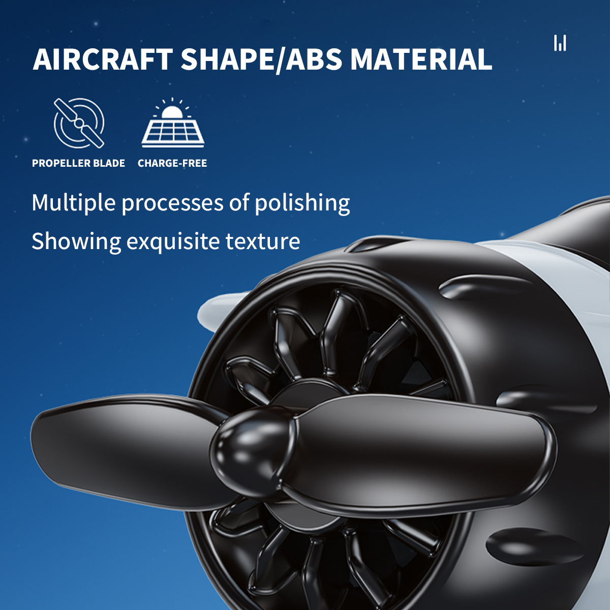 Motor Solar Airplane Ornaments - Car Accessories For Interior 리뷰 및 가격