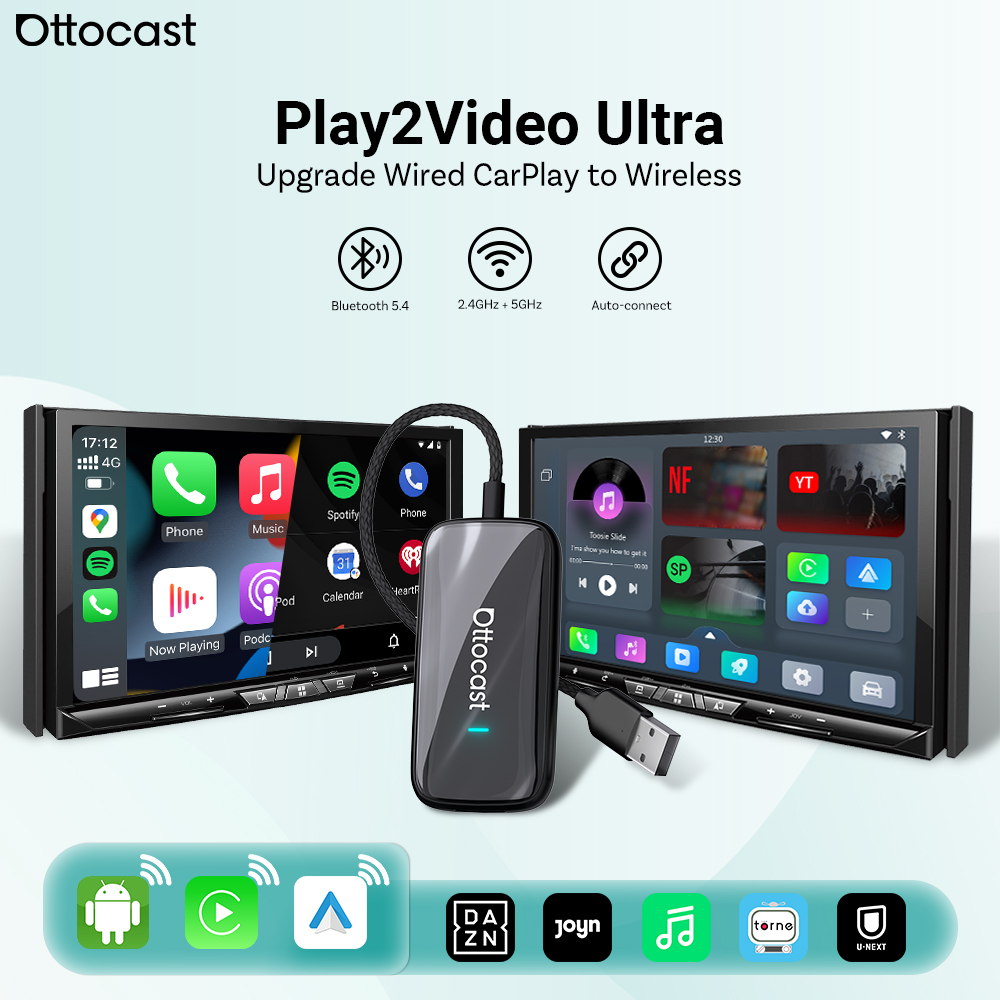 OTTOCAST Play2Video Ultra Wire - Car Accessories Youtube 리뷰 및 가격