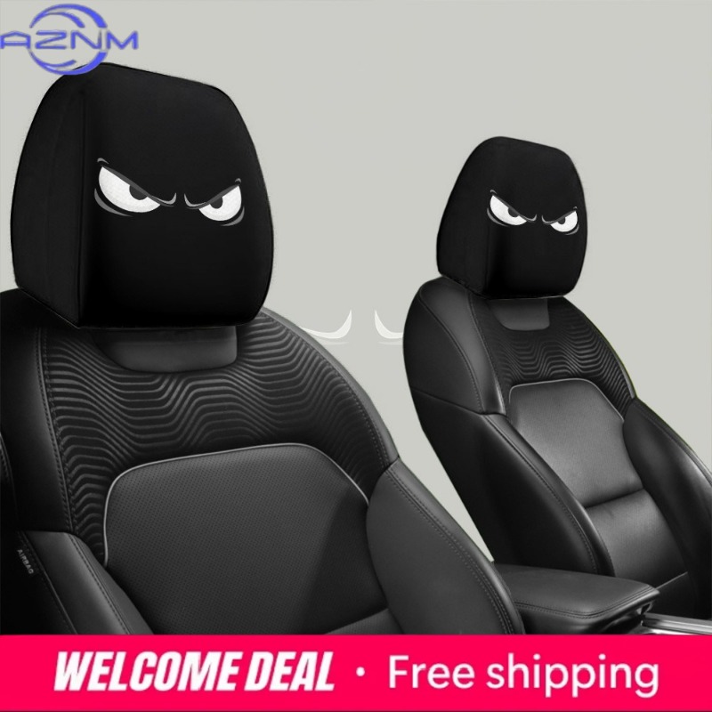 2PCS Evil Eye Printed Car Head - Car Accessories Evil Eye 리뷰 및 가격