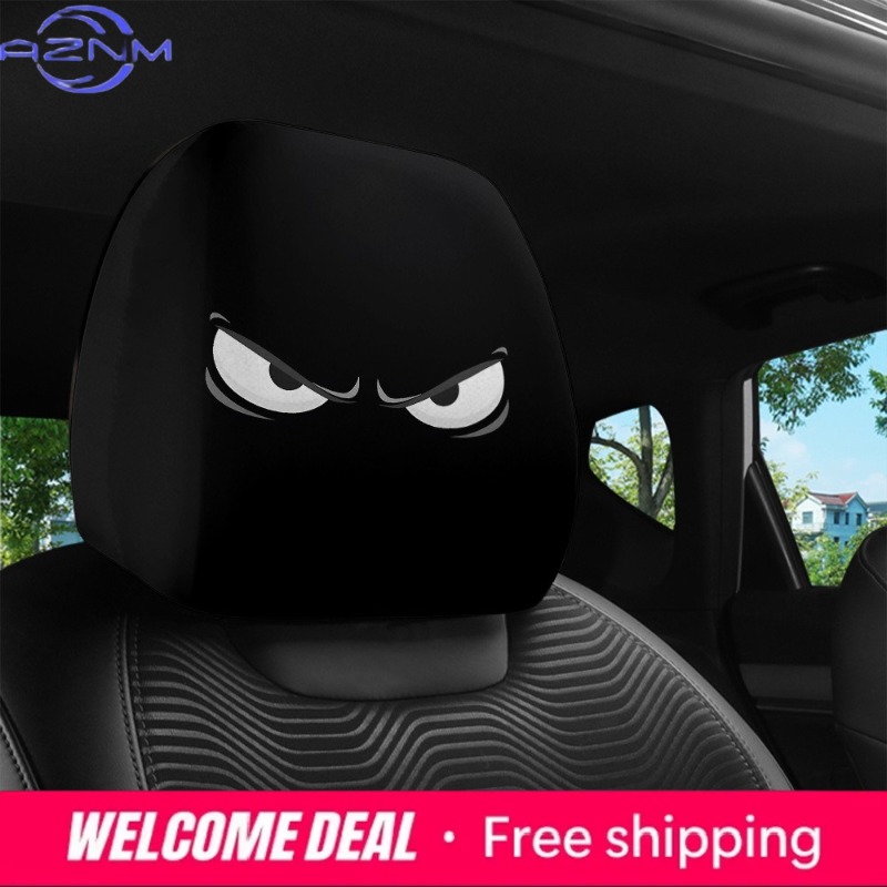 2PCS Evil Eye Printed Car Head - Car Accessories Evil Eye 리뷰 및 가격