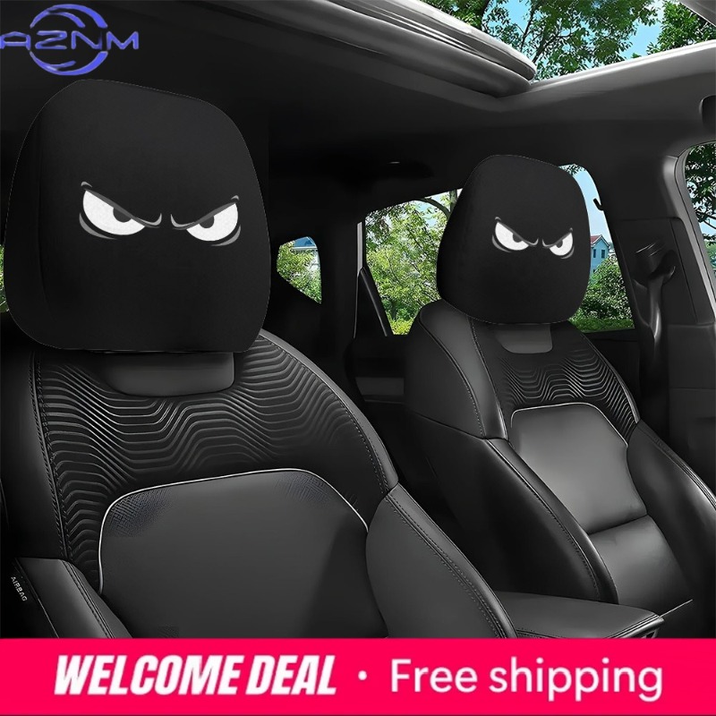 2PCS Evil Eye Printed Car Head - Car Accessories Evil Eye 리뷰 및 가격
