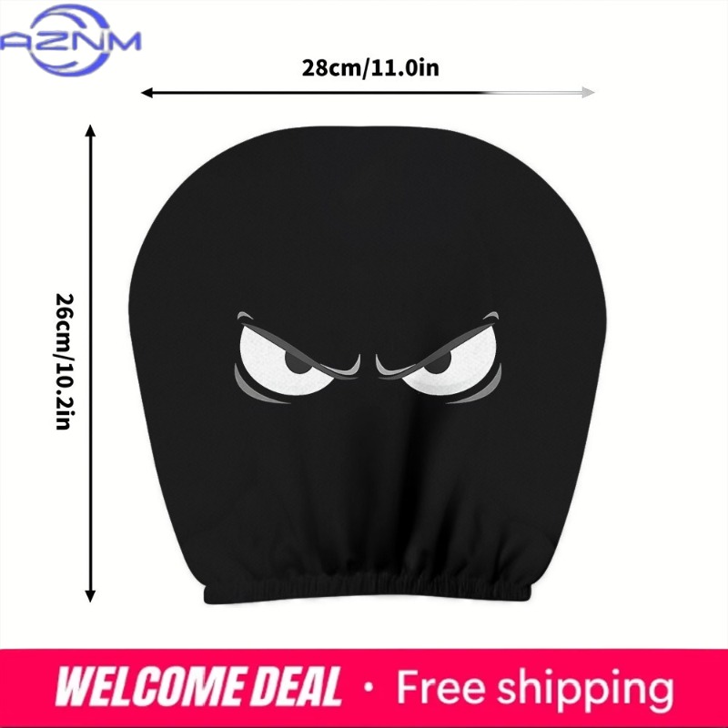 2PCS Evil Eye Printed Car Head - Car Accessories Evil Eye 리뷰 및 가격