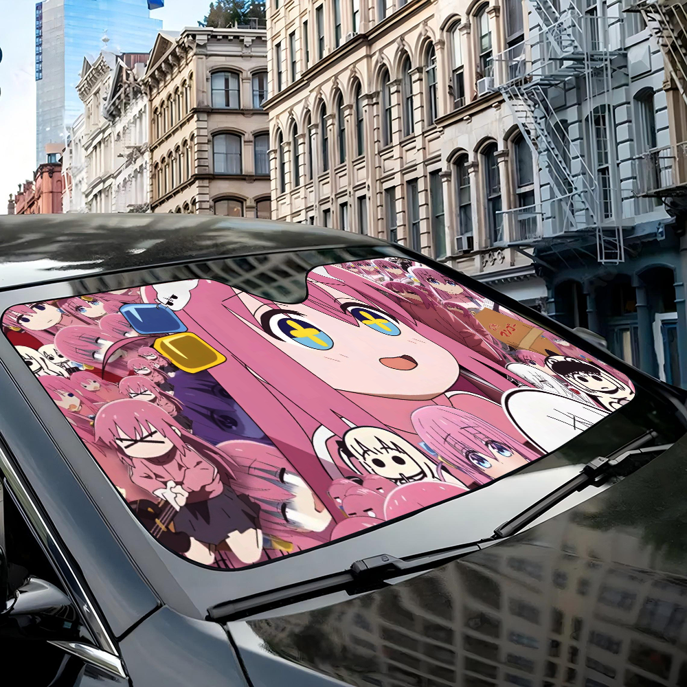 Anime B-bocchi The Rock Cartoo - Car Accessories For Interior 리뷰 및 가격