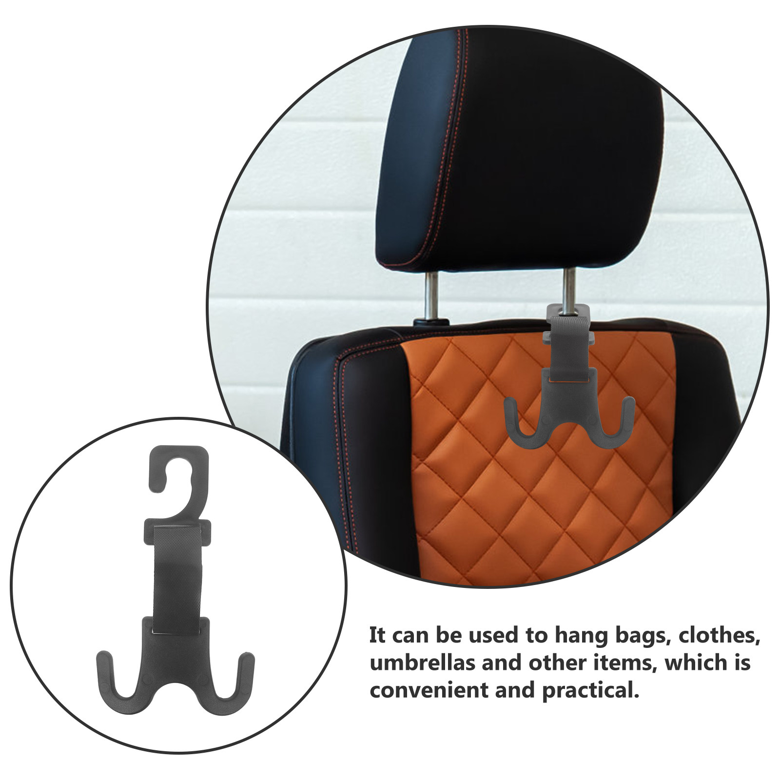 4Pcs Car Seat Headrest Hooks U - Car Trunk Organizer 리뷰 및 가격