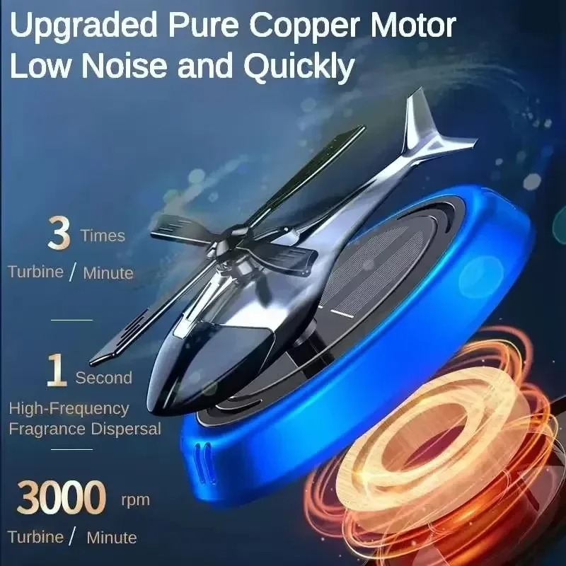 Solar Powered Helicopter Car A - Car Accessories For Interior 리뷰 및 가격