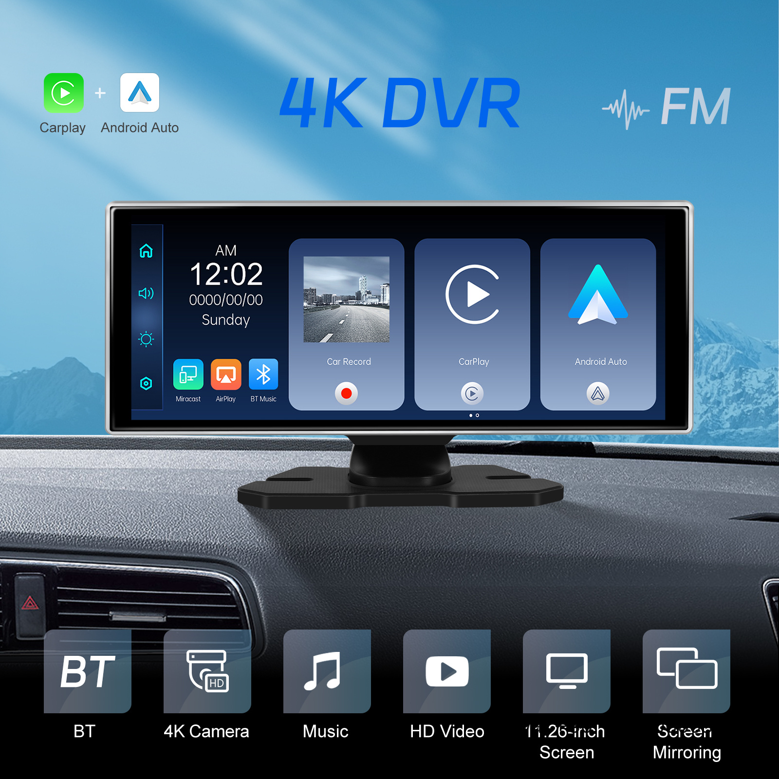 Podofo 11.26'' Portable Wirele - Rear Camera For Car 리뷰 및 가격