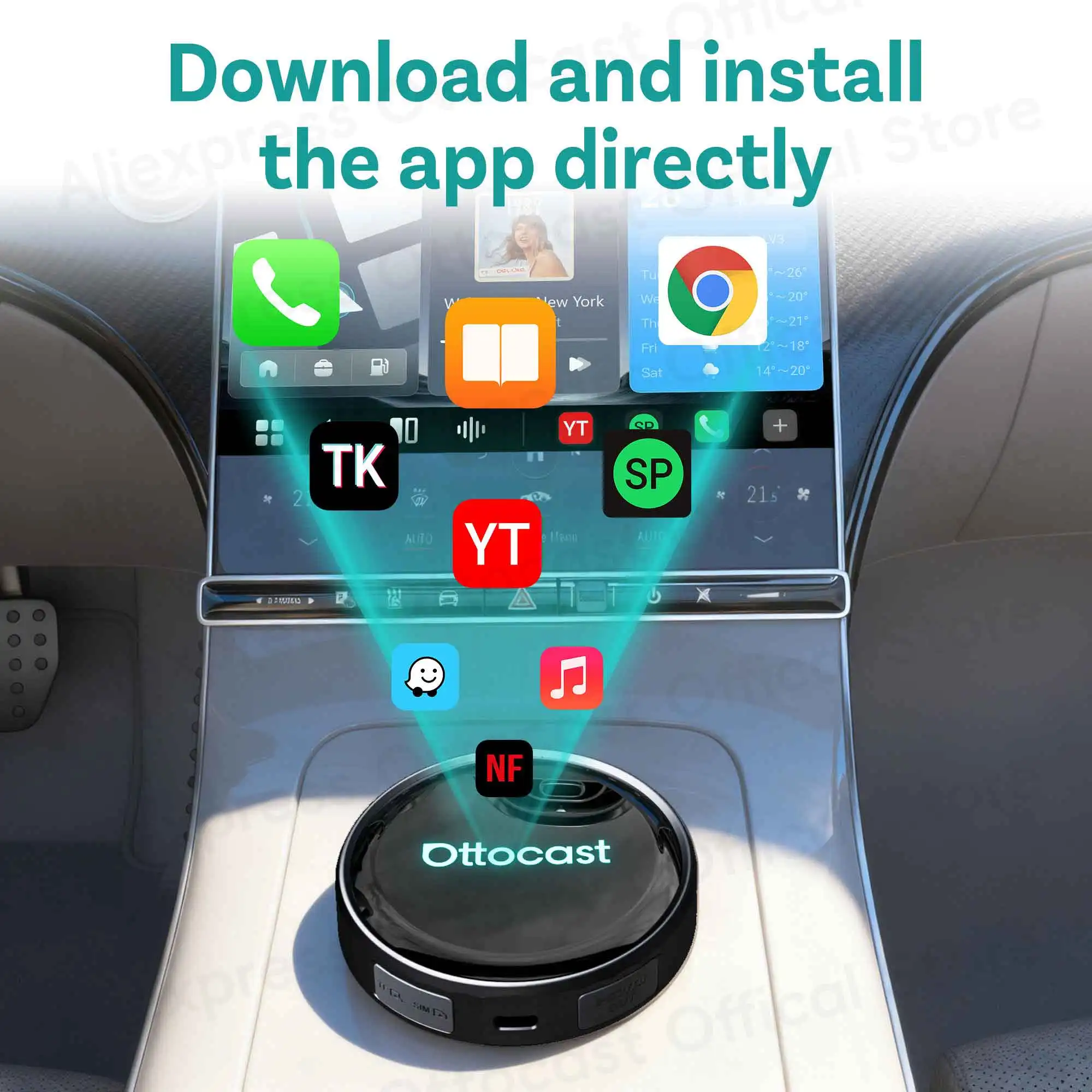 OTTOCAST P3 PRO AI Box Android - Car Accessories Youtube 리뷰 및 가격