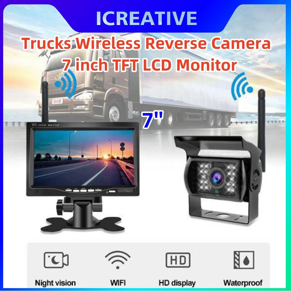 7'' Vehicle Wireless Reverse H - Rear Camera For Car 리뷰 및 가격