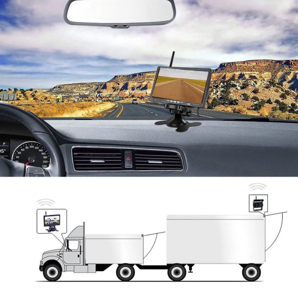 7'' Vehicle Wireless Reverse H - Rear Camera For Car 리뷰 및 가격