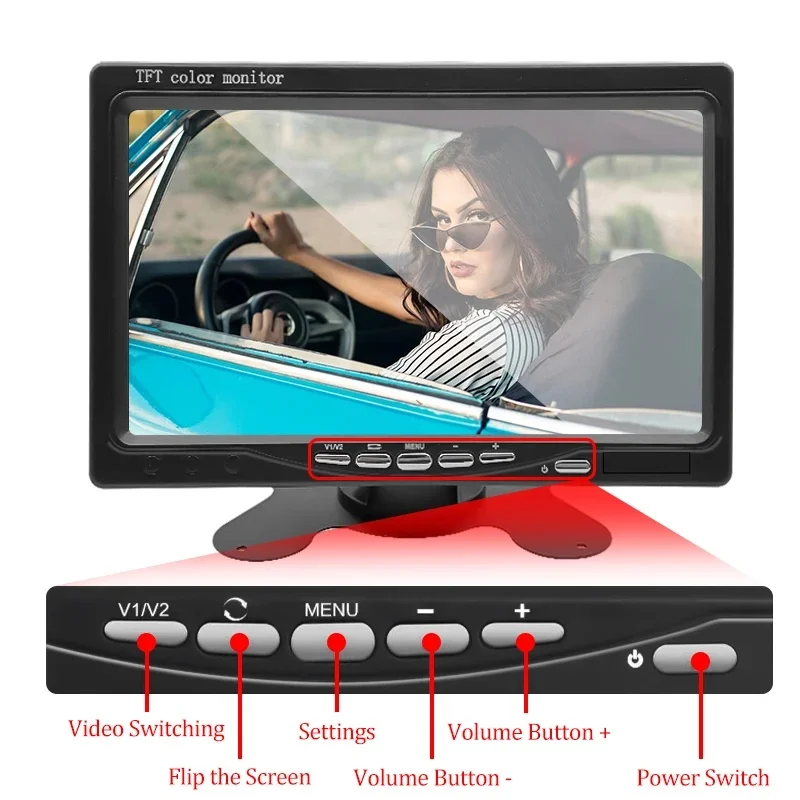 7'' Vehicle Wireless Reverse H - Rear Camera For Car 리뷰 및 가격